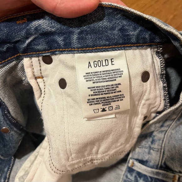 AGOLDE denim cutoff shorts - Picture 6 of 7